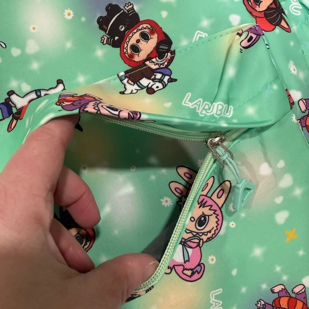 Labubu Mint Green Backpack with adorable celestial design, Brand New With Tags - Picture 5 of 14